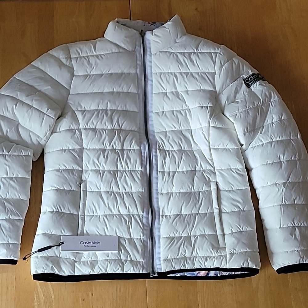 Calvin Klein Performance Reversible Puffer Jacket - Picture 2 of 13